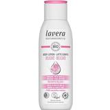 Lavera Body Lotion Delicate Natural Cosmetics vegan Organic Wild Rose & Organic Shea Butter certified, white 200ml