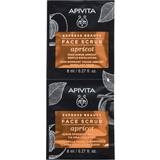 Apivita Exfoliators & Face Scrubs Apivita Express Beauty Apricot Gentle Facial Scrub for Face 2 x 8 ml