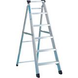Single Section Ladders Zarges Industrial Swingback Steps Open 0.87m Closed 0.98m 4 Rungs