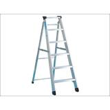 Single Section Ladders Zarges Industrial Swingback Steps Open 2.16m Closed 2.35m 10 Rungs