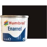 Black Enamel Paint Humbrol 85 Coal Black Satin Enamel Paint 14ml