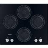 Hotpoint 60 cm - Gas Hobs Built in Hobs Hotpoint HGS 61S BK
