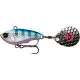 Savage Gear Fat Tail Spin Blue Silver Pink 8 cm 24 g