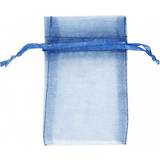 Creativ Company Organza Bags, size 7x10 cm, blue, 10 pc/ 1 pack