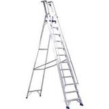Step Ladders on sale VFM Aluminium 10 Steps Ladder With Platform 377860