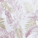 Arthouse Soft Tropical Blush Artistick Wallpaper