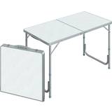 Camping Tables Outsunny Portable Aluminum Foldable Table