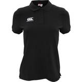 Women Polo Shirts on sale Canterbury Women's Waimak Short Sleeve Pique Polo Shirt - Black