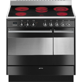 Electric Ovens - Self Cleaning Cookers Smeg SUK92CBL9 Black