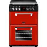 60cm - Dual Fuel Ovens Cast Iron Cookers Stoves Richmond600DF 60cm Dual Fuel Red