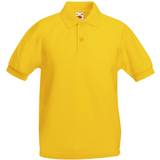 Yellow Polo Shirts Children's Clothing Fruit of the Loom Kid's 65/35 Pique Polo Shirt - Sunflower