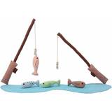 Bloomingville Wooden Figures Bloomingville Rods including fish set of 7 pcs