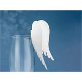 PartyDeco CF 10 Place Cards Angel Wings Paper Decoration White