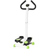 Exercise Benches Homcom Adjustable Stepper Aerobic Ab Exercise Fitness Workout Machine w/ LCD Screen
