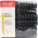 Black Hair Rollers Hair rollers Annie Medium Black (12 uds)