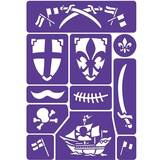 Purple Masks Grim'tout Stencil Pirate & Riders