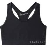 Under Armour Sports Bras - Sportswear Garment Under Armour Mid Sports Bra - Black/Metallic Silver
