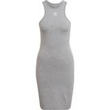 Adidas Short Dresses adidas Adicolor Essentials Rib Tank Dress - Medium Grey Heather