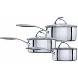 Circulon Cookware Circulon Steel Shield Stainless Steel Cookware Set with lid 3 Parts