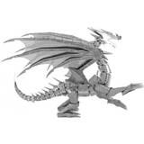 VidaXL Building Games vidaXL Metal Earth ICONX 3D Metal Model Kit Silver Dragon