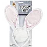 Amscan 841016-55 Bunny Party Costume Accessory Set, 2 Pc, White