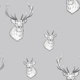 Grey Wallpapers Catherine Lansfield Stag (165511)