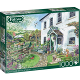 Falcon Classic Jigsaw Puzzles Falcon Cottage with a View 1000 Pieces