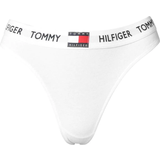 Tommy Hilfiger Organic Cotton Logo Thong - Classic White