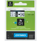 Labeling Tapes Dymo D1 Tape Black On White 1.2cmx7m