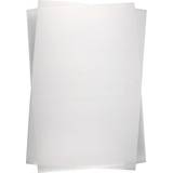 Shrink Wrap Shrink Plastic Sheets, 20x30 cm, thickness 0,3 mm, Matt white, 10 sheet/ 1 pack