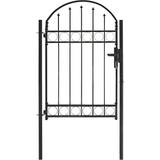 Gates vidaXL Fence Gate with Arched Top 100x150cm