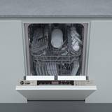 Silver slimline dishwasher Hoover HDIH2T1047 Integrated