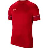 Nike Dri-FIT Academy Short-Sleeve Football Top Men - University Red/White/Gym Red/White