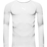 White Base Layer Children's Clothing Puma Kid's LIGA Long Sleeve Baselayer - Puma White (655921-04)
