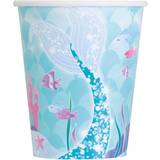 Unique Party Mermaid Party Cups (Pack of 8)