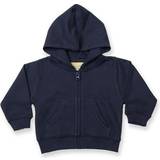 9-12M Hoodies Children's Clothing Larkwood Baby/Kid's Zip Through Hooded Sweatshirt/Hoodie - Navy