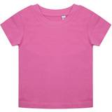 Pink T-shirts Larkwood Baby's Organic T-shirt - Bright Pink