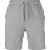 Grey - Men Shorts Lacoste Sport Tennis Fleece Shorts Men - Grey Chine