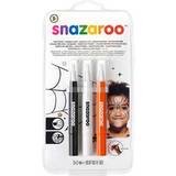 Orange Makeup Fancy Dress Snazaroo Brush Pen Halloween Pack
