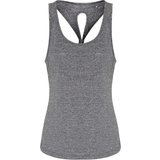 Tridri Yoga Knot Vest Women - Black Melange