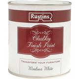 Wood Paints Rustins Quick Dry Chalky Finish Wood Paint White 0.5L