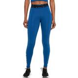 Nike Pro Dri-Fit Mid-Rise Graphic Leggings Women - Court Blue/Black/White