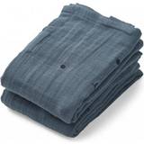 Liewood Hannah Muslin Cloth Rabbit Whale Blue 2-pack