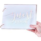 Ginger Ray Rose Gold and Clear Acrylic Wedding Guest Book