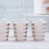Ginger Ray Mint & Rose Gold Foiled Paper Baby Shower Party Cups 8 Pack, Green