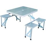 Camping Tables OutSunny Portable Picnic Table Chair Set