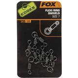 Spinners Fishing Lures & Baits Fox International Edges Flexi Ring Swivel Black
