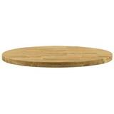 Oak Table Tops vidaXL Round Table Top 80cm