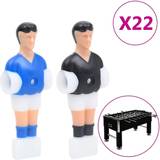 vidaXL Player for Football Table with 12.7mm Rods 22 Parts