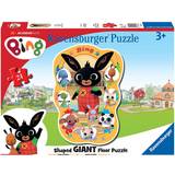 Floor Jigsaw Puzzles Ravensburger Bing Bunny Shaped Giant Floor Puzzle 24 Pieces